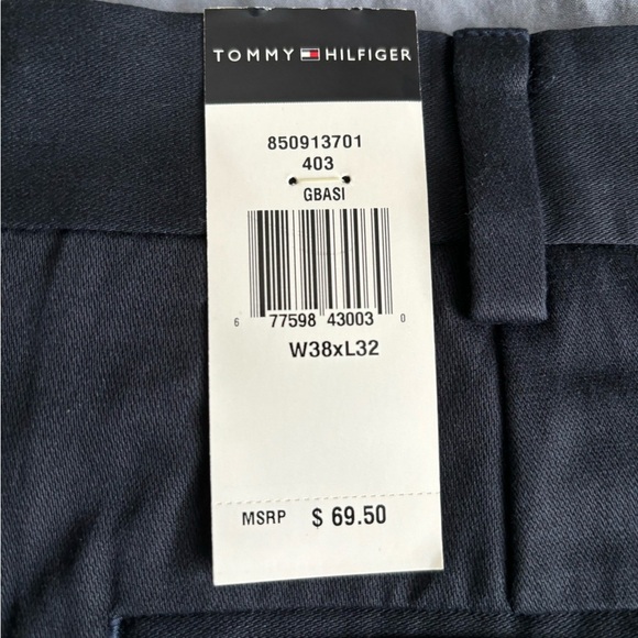 Tommy Hilfiger Men’s Dress Pants Blue NEW TAGS Size W38 L32 Golf 0221761 - Picture 13 of 14